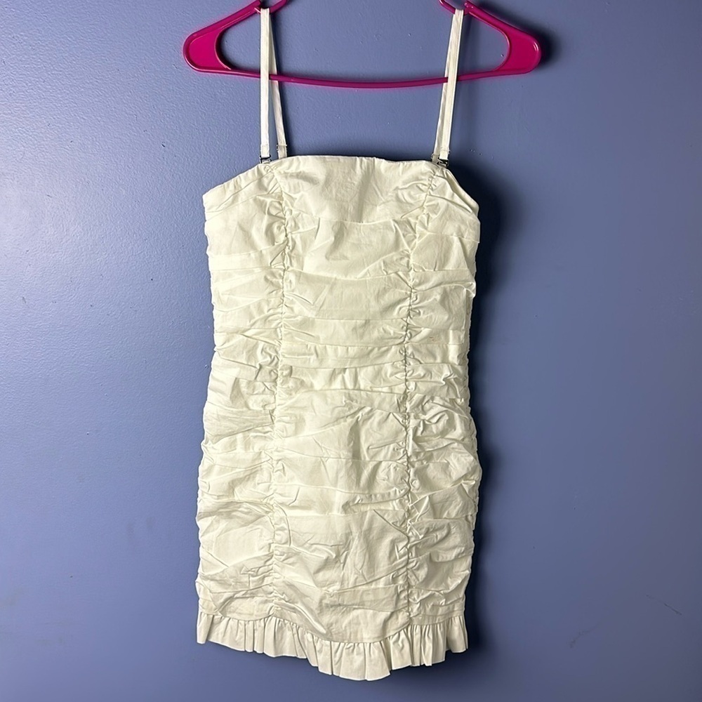 NWT Forever 21 Ruch Bodycon Mini Tube Dress Size Small